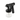 Black and white spray gun on a white background