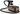 Brown and black spray gun on a white background