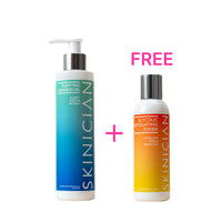 Skinician Purifying Cleansing Gel 200ml & FREE Glycolic Exfoliating Toner 100ml