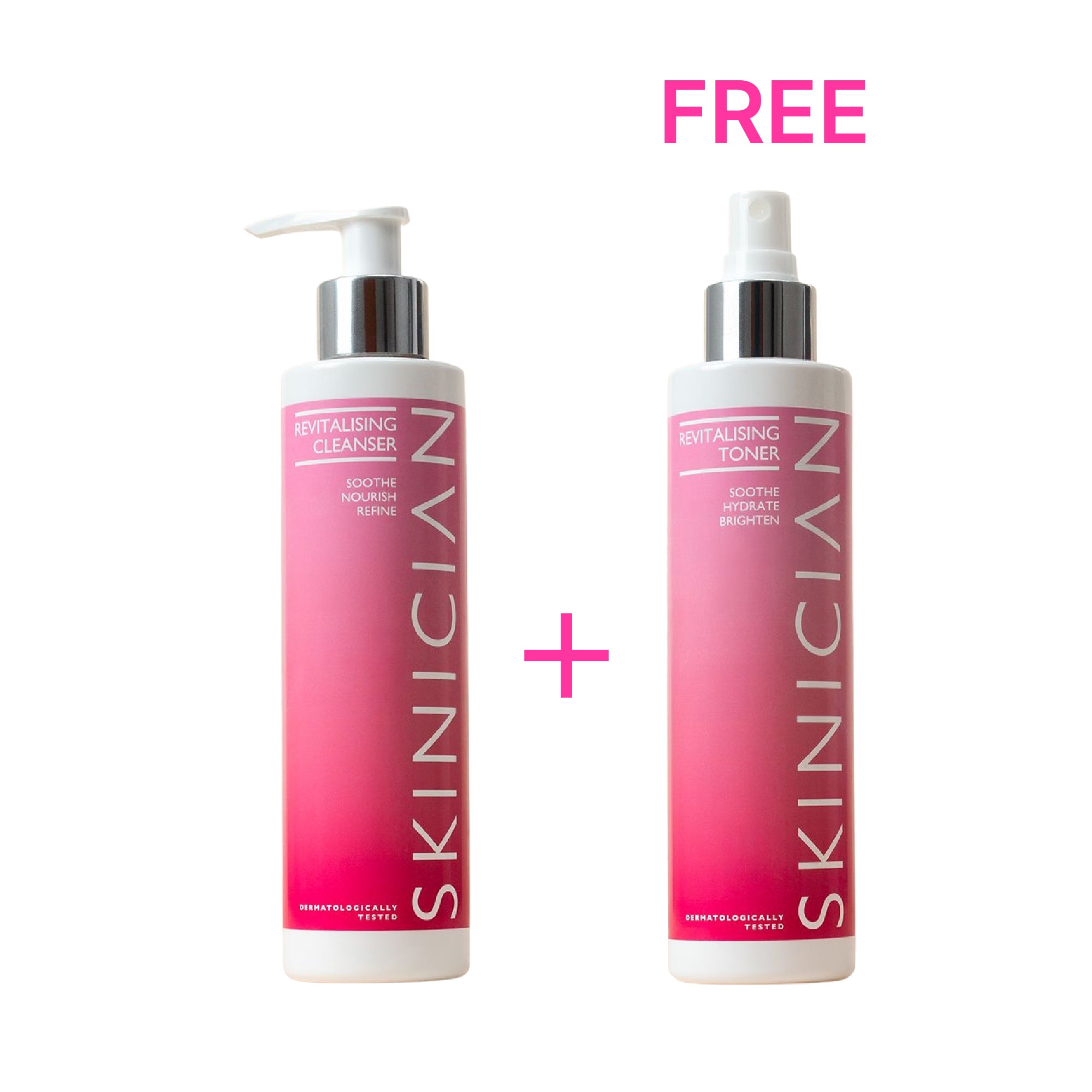 Skinician Revitalising Cleanser 200ml + FREE Revitalising Toner 200ml
