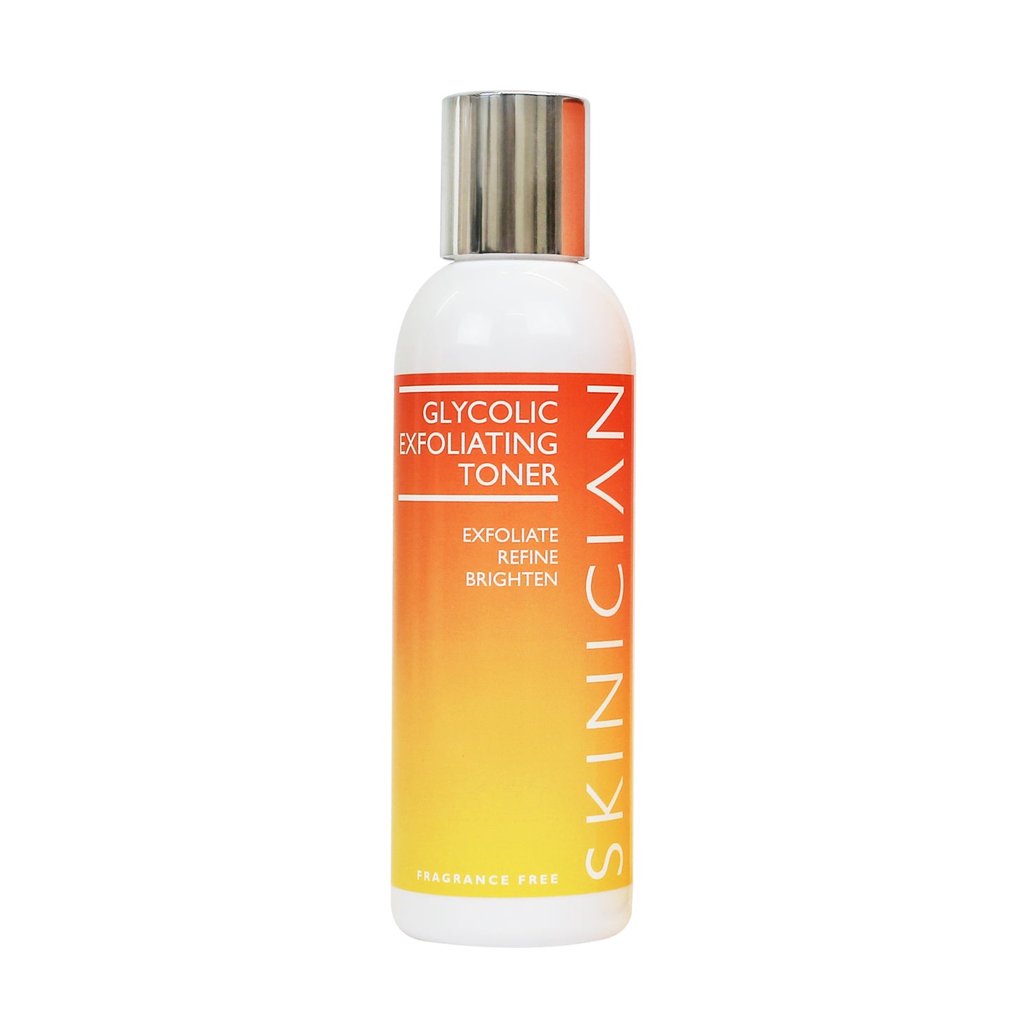 Skinician Glycolic Exfoliating Toner bottle on a white background