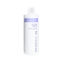 Skinician Avocado Base Oil bottle on a white background
