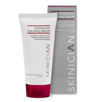 Advanced Calming Serum by Skinician with packaging on a white background