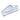 Image of Skinician facial headband. It is a soft white material with grey trim featuring the Skinician logo
