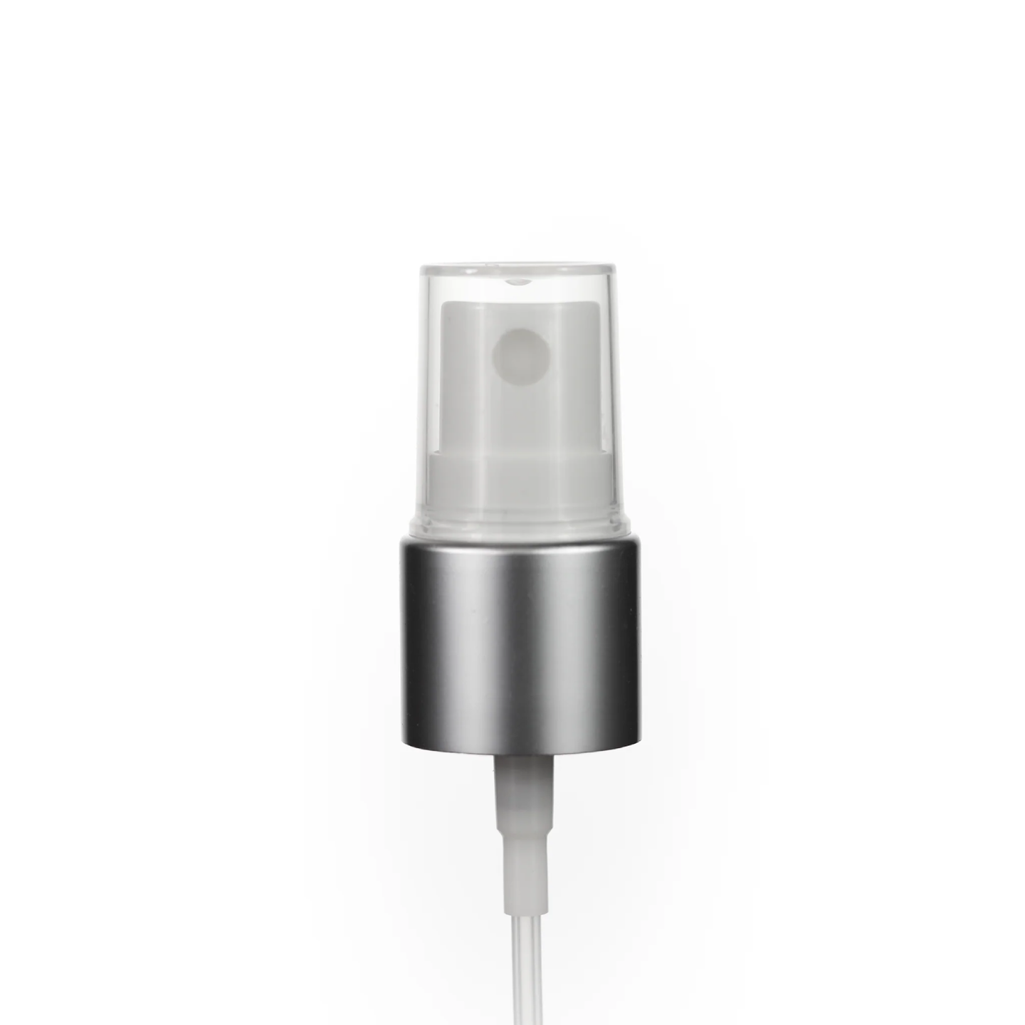 Image of white spray cap on white background
