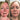 Before and after comparison of a woman's face with visible improvement in redness