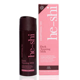 Image of He-Shi Dark Tanning Milk bottle and outer box on white background