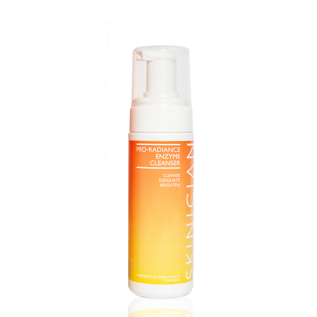 Image of Skinician Pro-Radiance Enzyme Cleanser bottle on white background