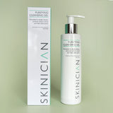 Bottle and box of Skinician's purifying cleansing gel
